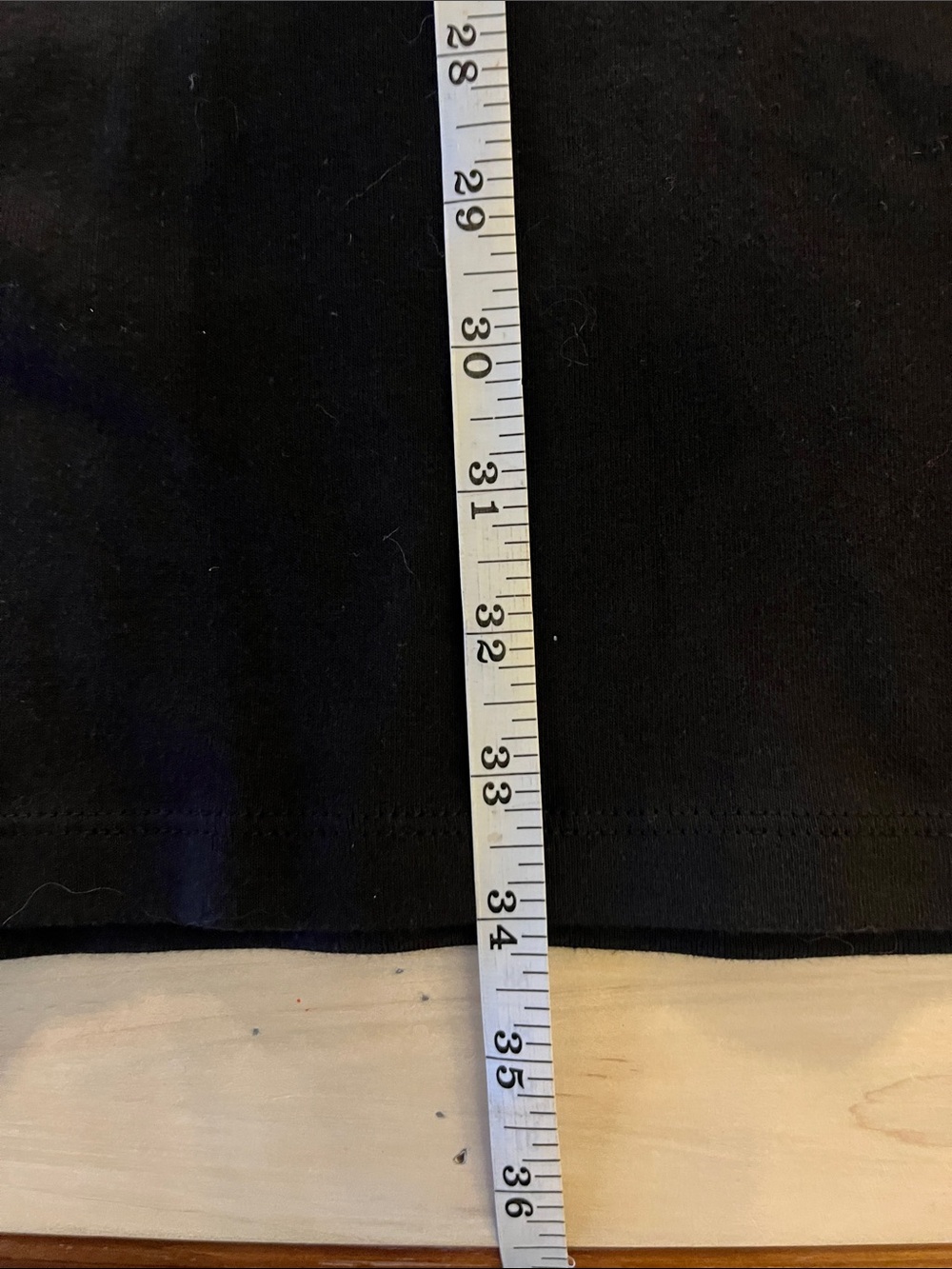 Tommy Hilfiger Black T-Shirt Dress with Light Blue Pocket and Red-White Trim - Picture 9 of 10